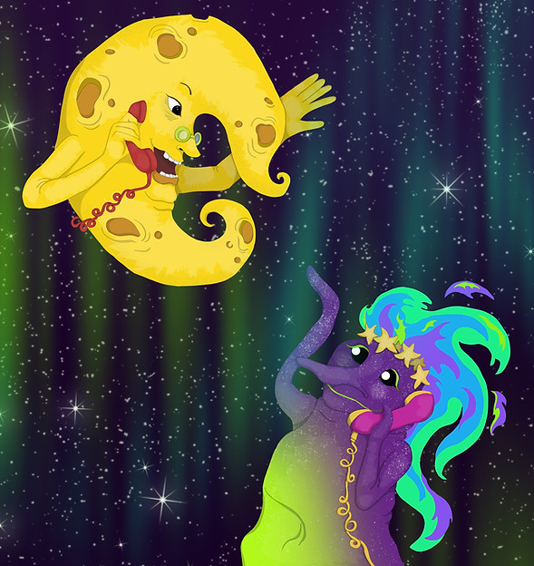 Ringa gubben i månen, Underjordingarna