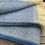 Thumbnail: Tweedmill Textiles 100% Recycled Wool Sea Blue Chevron Tibet throw/blanket