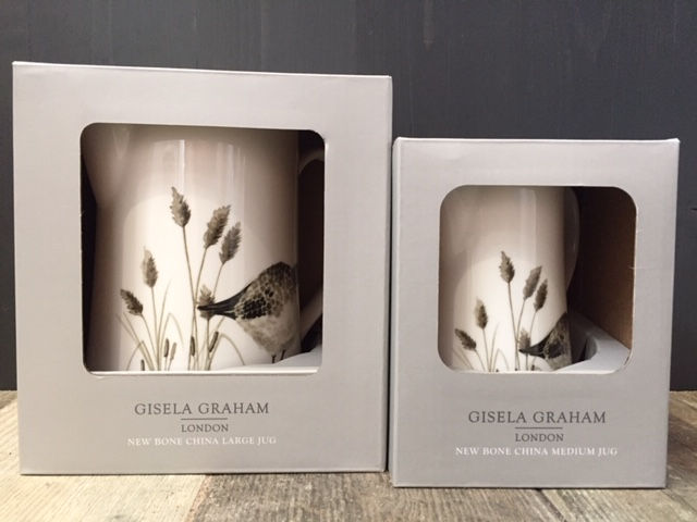 Thumbnail: Gisela Graham bone China large sandpiper milk jug