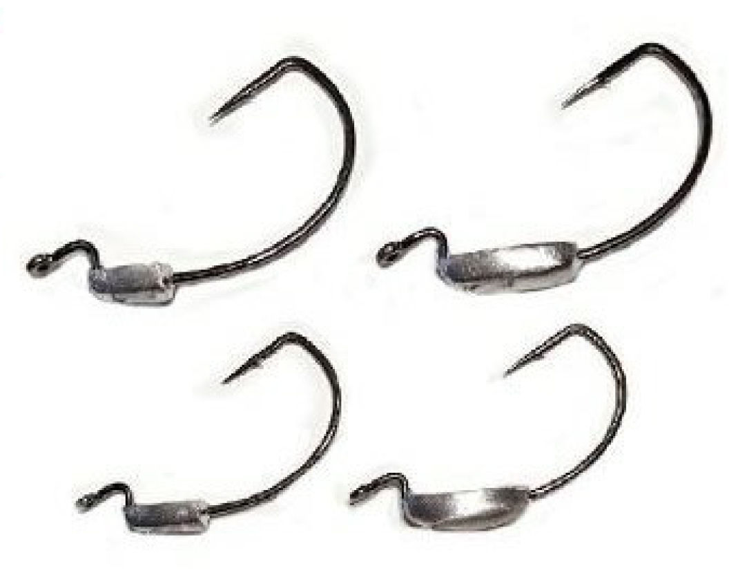 Off set shank weighted swim bait hook OSSBH60