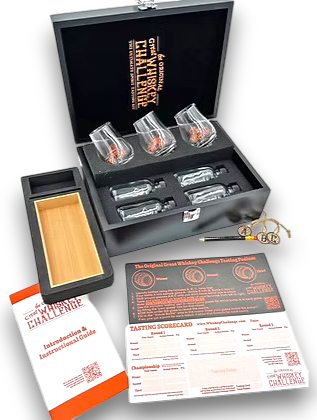 Single User Blind Tasting Kit w/ Cigar Tray