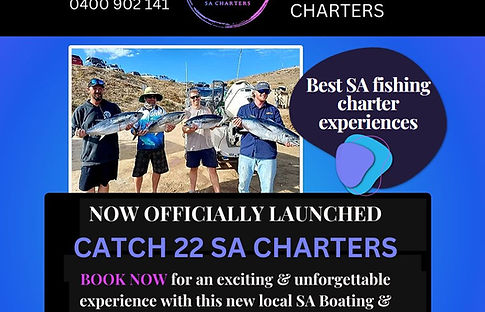 Catch 22 SA Charters - SA Boat and Fishing Charters Website Design Adelaide
