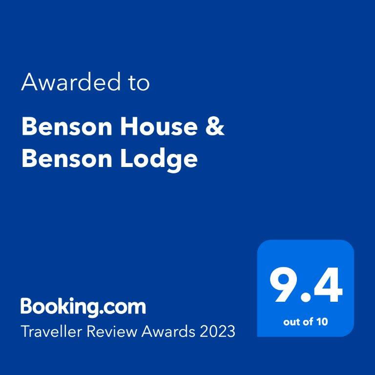 Benson House Traveller Award 2023