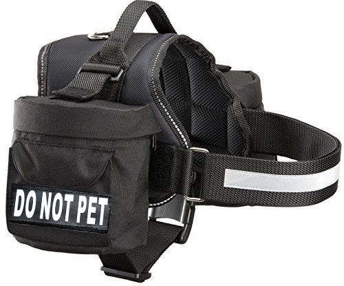 Thumbnail: Working "Do Not Pet" Harness w/ Removable Side Bags