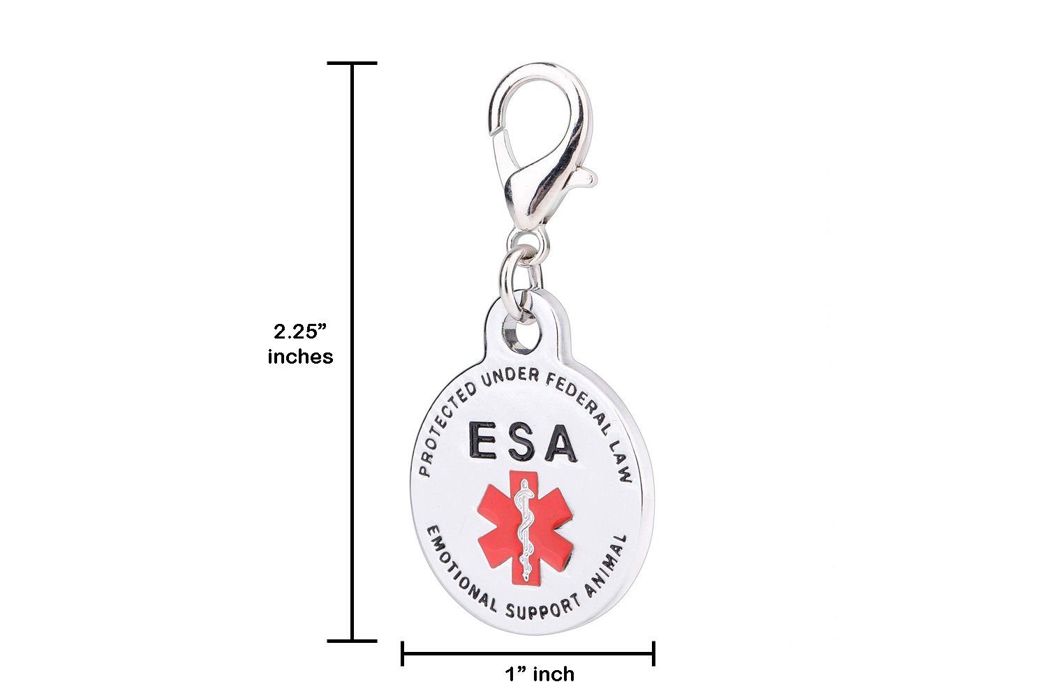 Emotional Support Animal (ESA) Medical Alert Dog Cat Tag