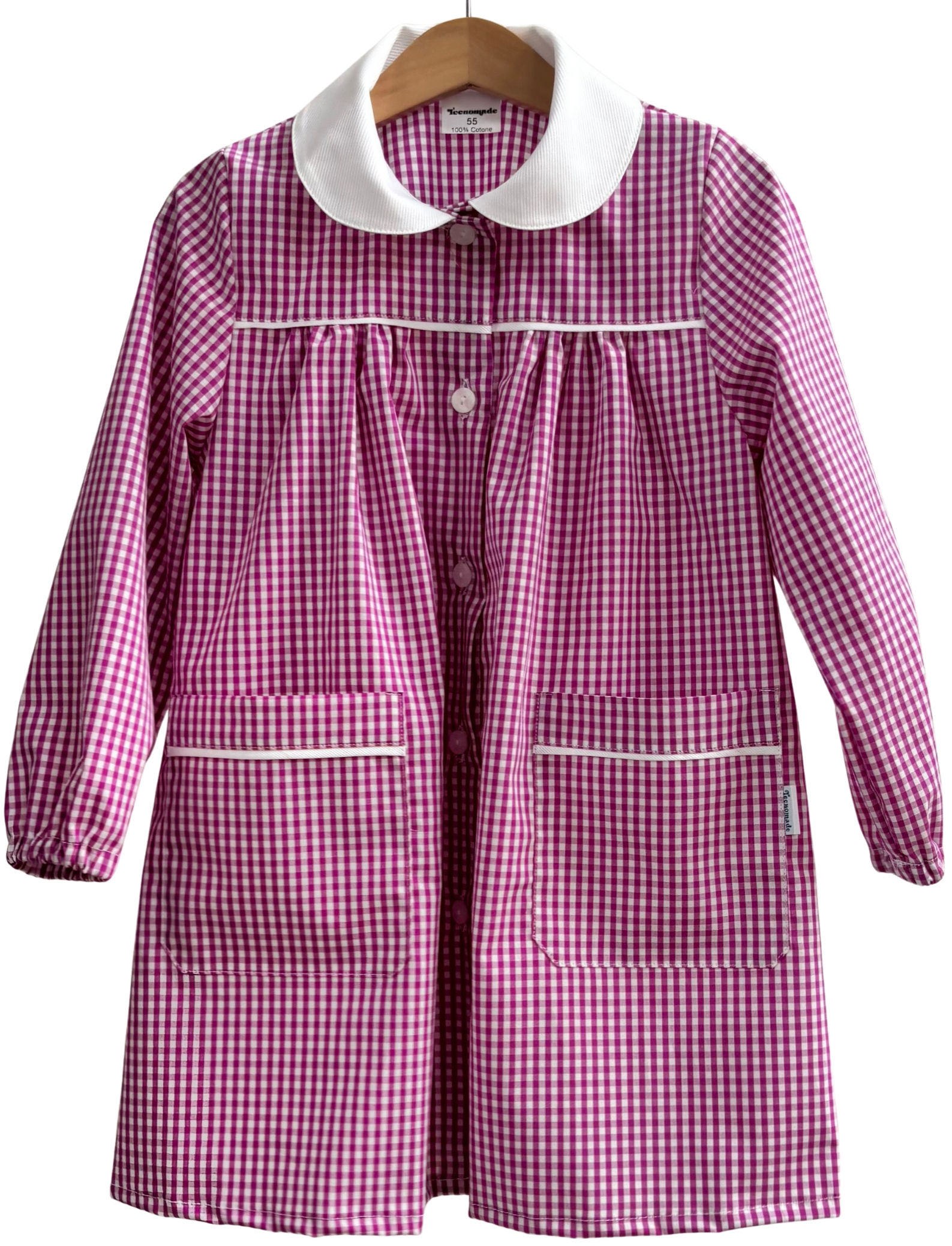 VICHY CICLAMINO BEA Gremb.BAMBINA Cotone 100%