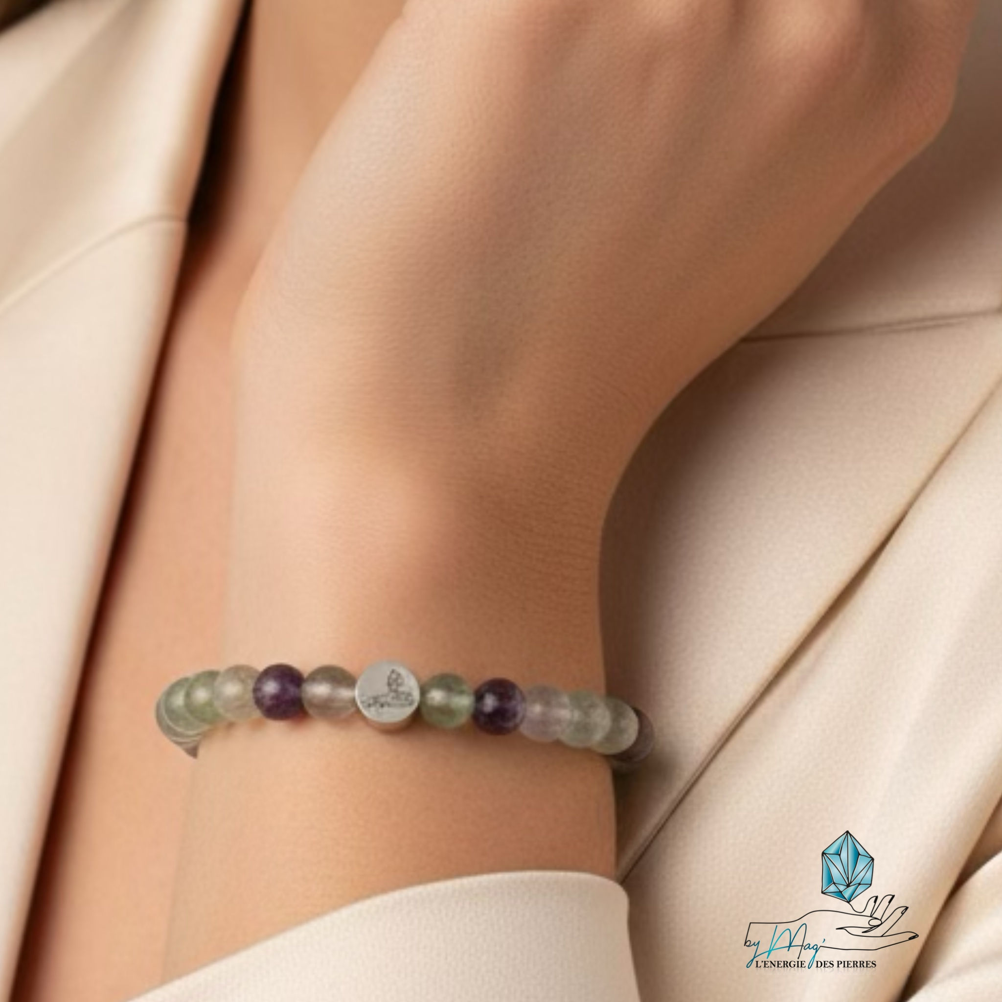 Bracelet Fluorite 6 mm