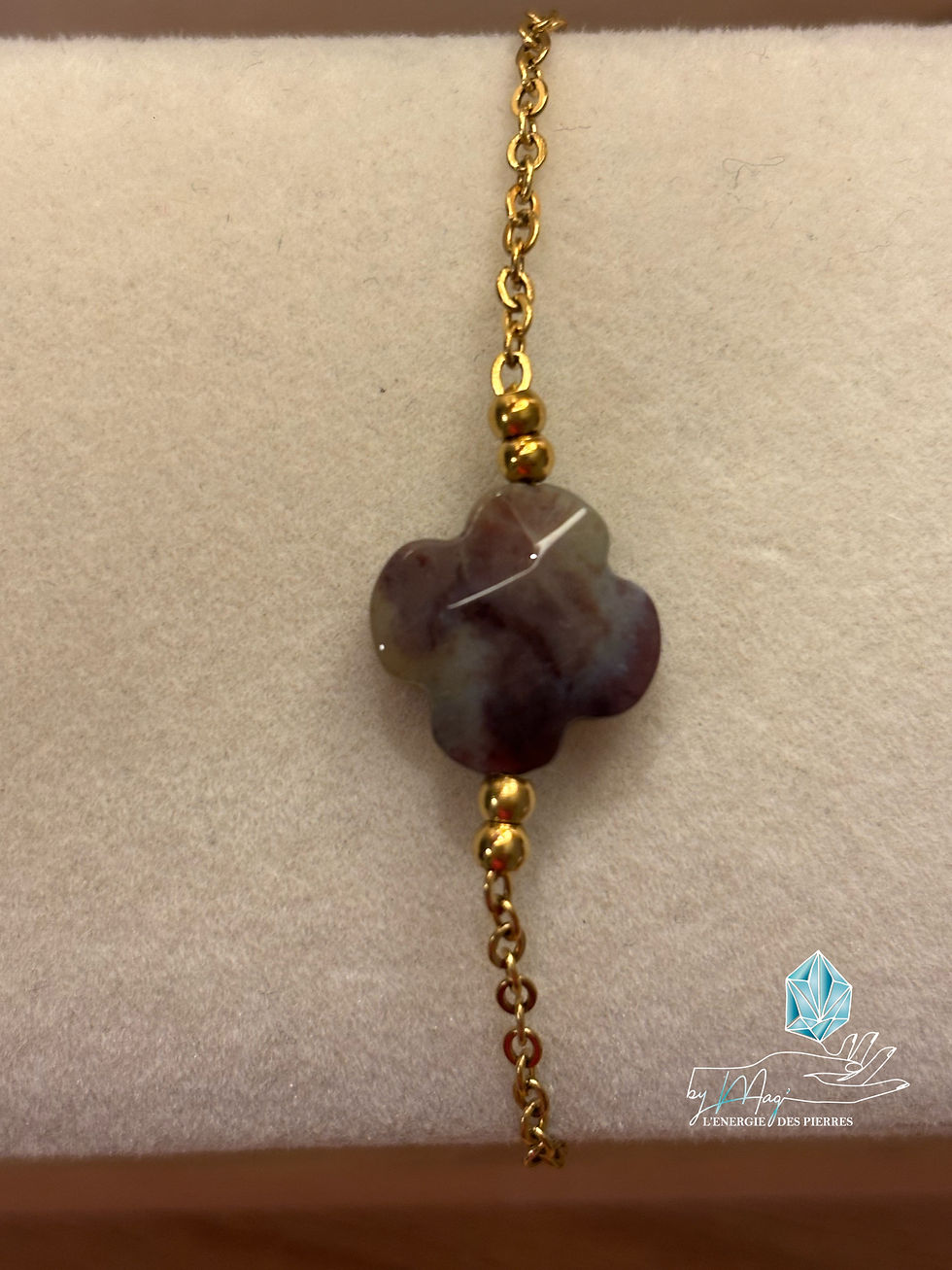 Miniature : Bracelet Porte bonheur Agate Indienne 