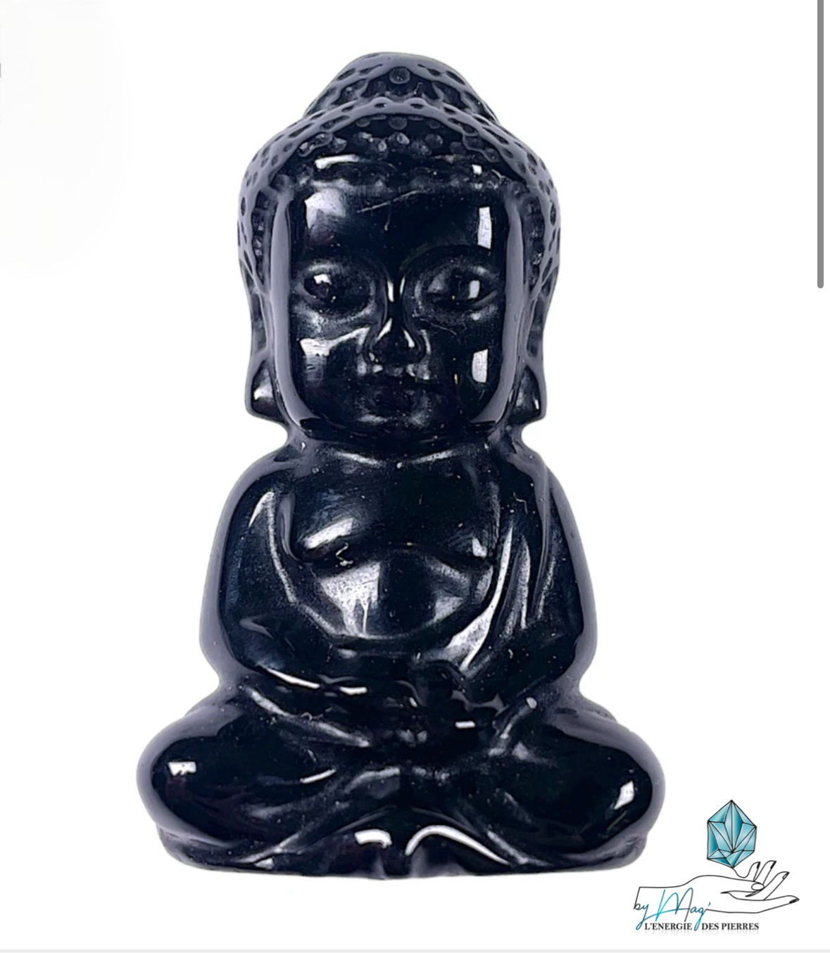 Bouddha en Obsidienne