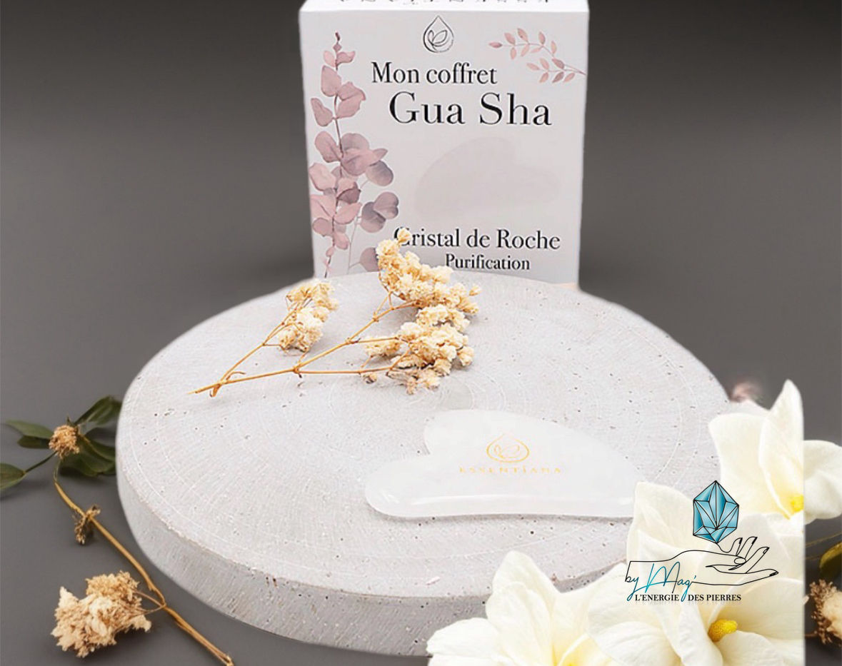 Gua Sha en Cristal de Roche