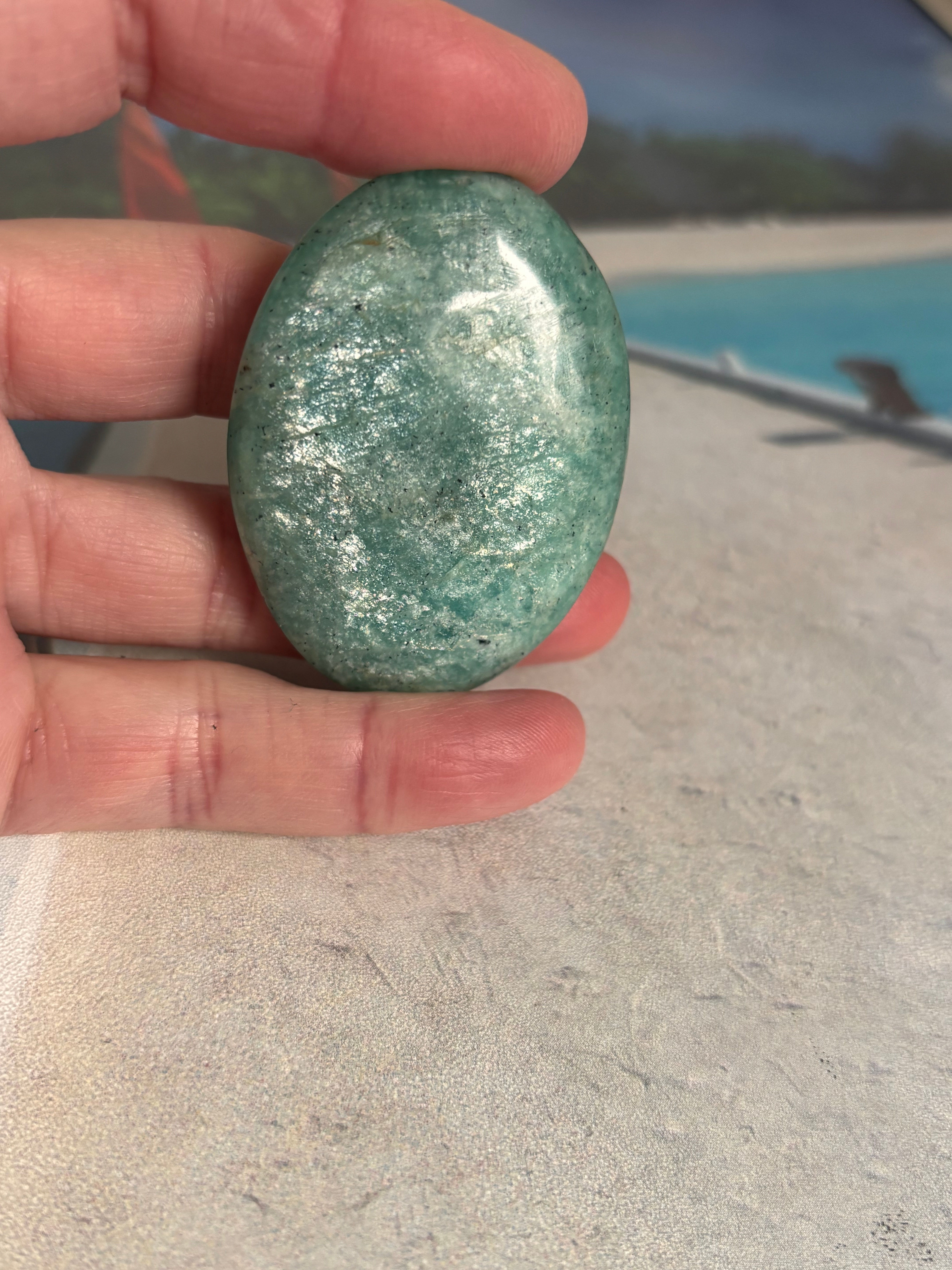Galet Amazonite