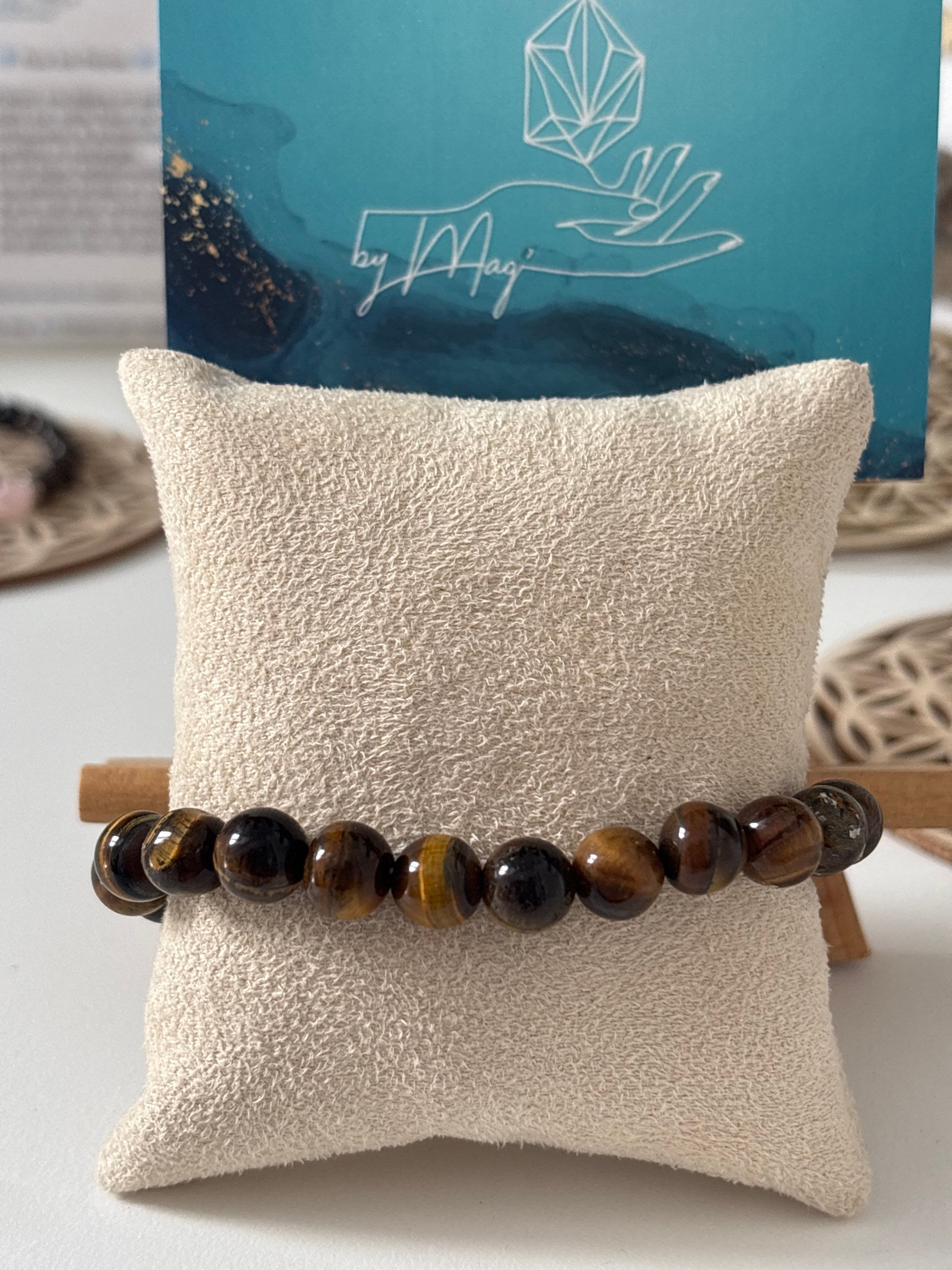 Bracelet Œil de Tigre 8 mm