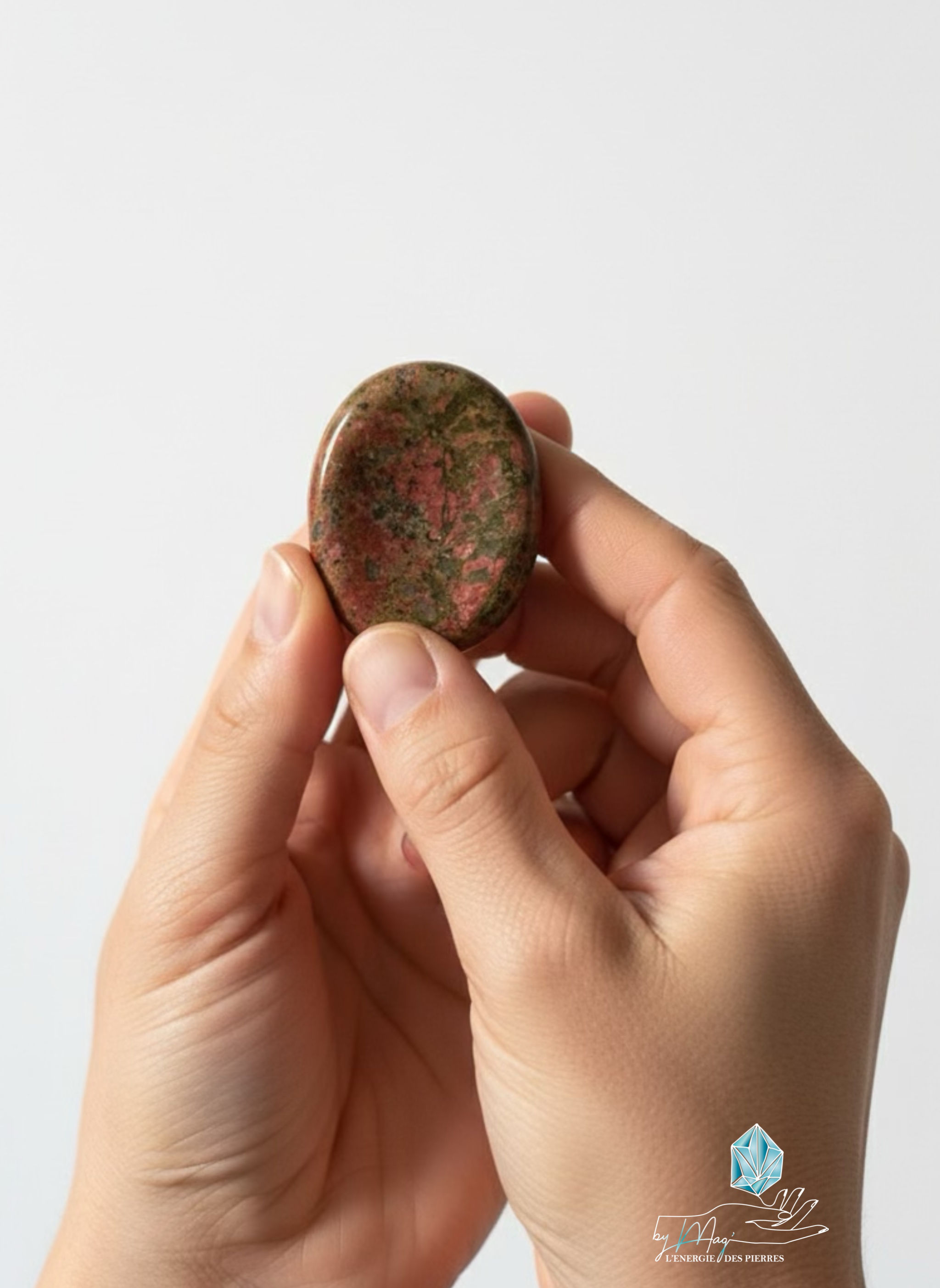 Galet Anti-Stress en Unakite