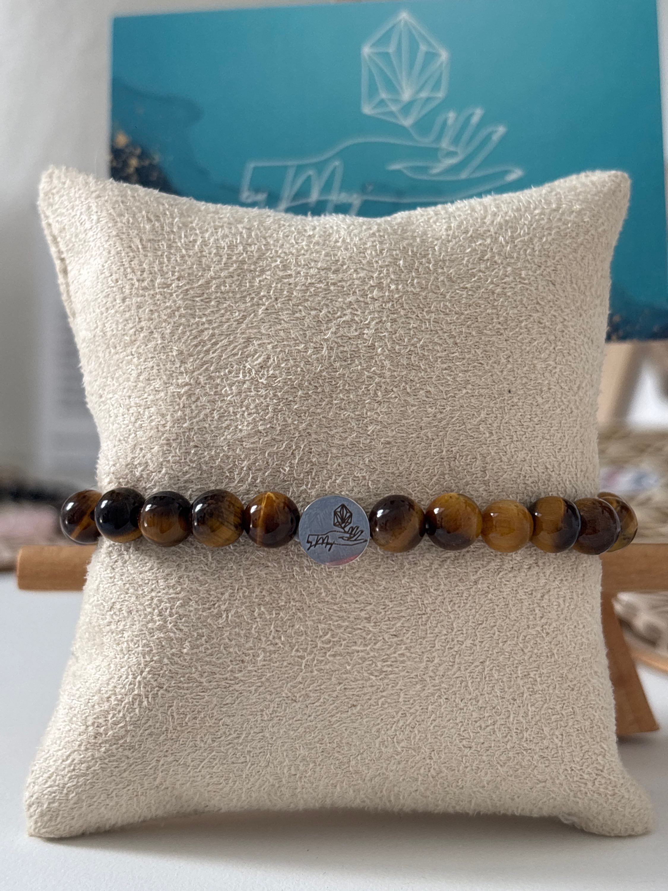 Bracelet Œil de Tigre 6 mm