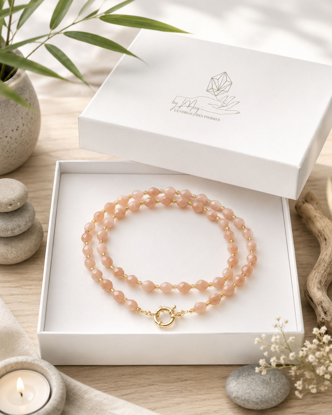 Collier en Pierre du Soleil