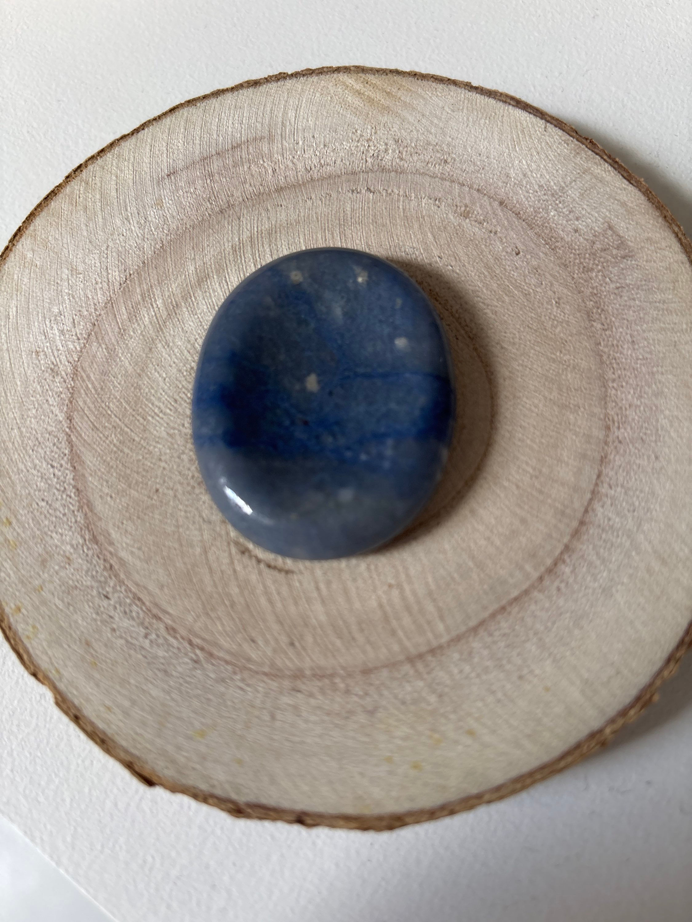 Galet Anti-Stress Aventurine bleue