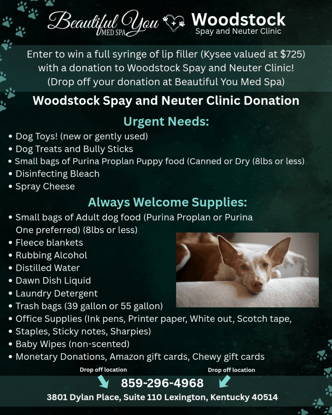 Woodstock Spay and Neuter Clinic and Beautiful You Med Spa