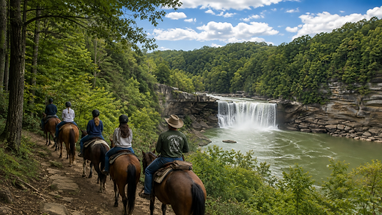 horseback with fall in back wide shot.png