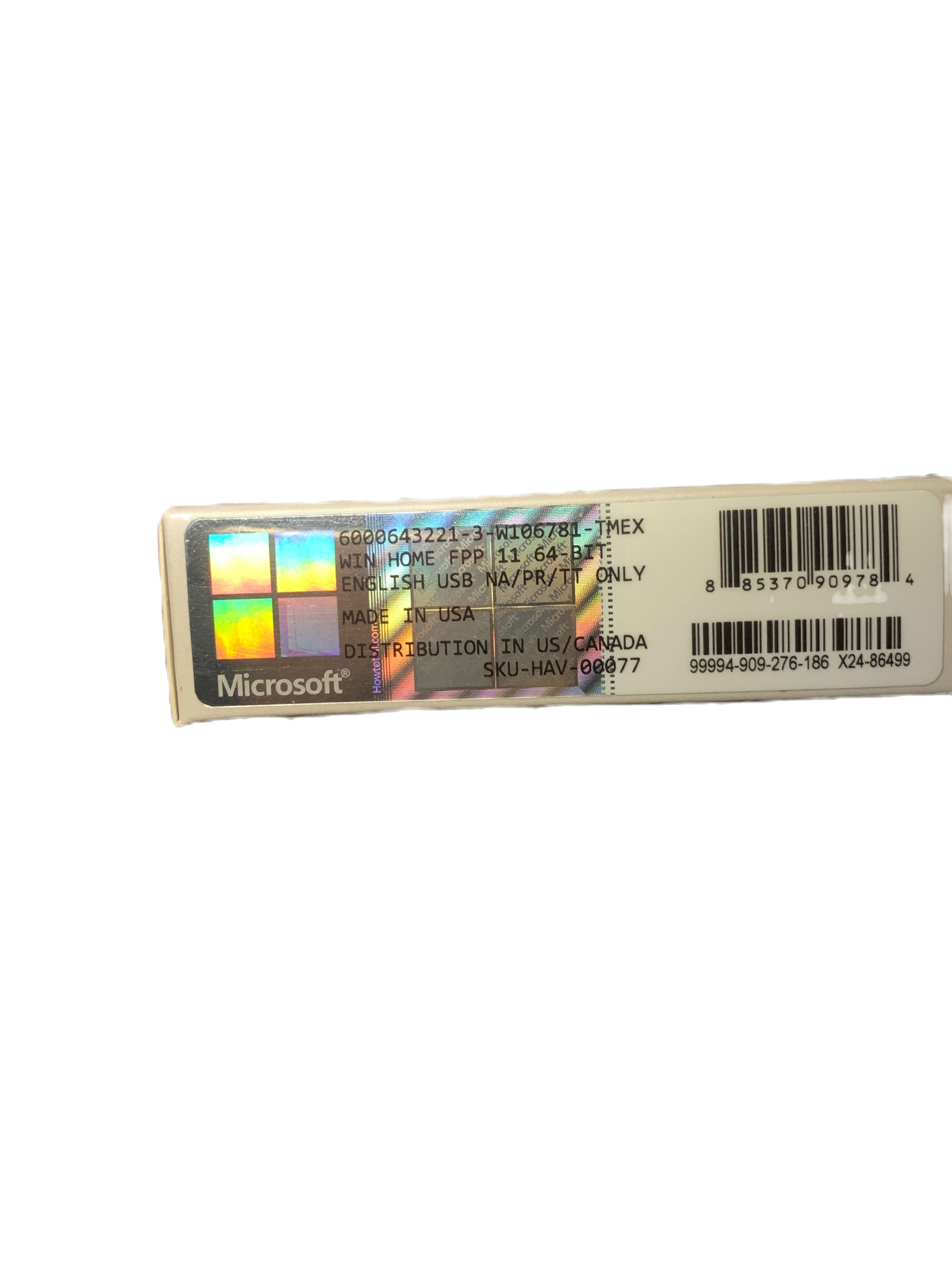 Windows 11 Home Chiavetta USB FPP 64 Bit - Genuine Box