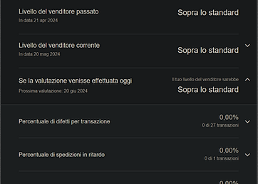 Screenshot 3 recensioni di ebay