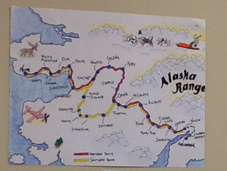 Iditarod Race Map
