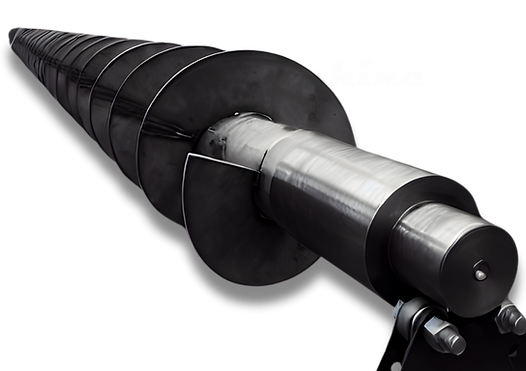 Tornillo helicoidal de acero inoxidable. de 4 metros. fabricado en imagchine