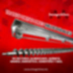 Transportador helicoidal de acero inoxidable grado alimenticio