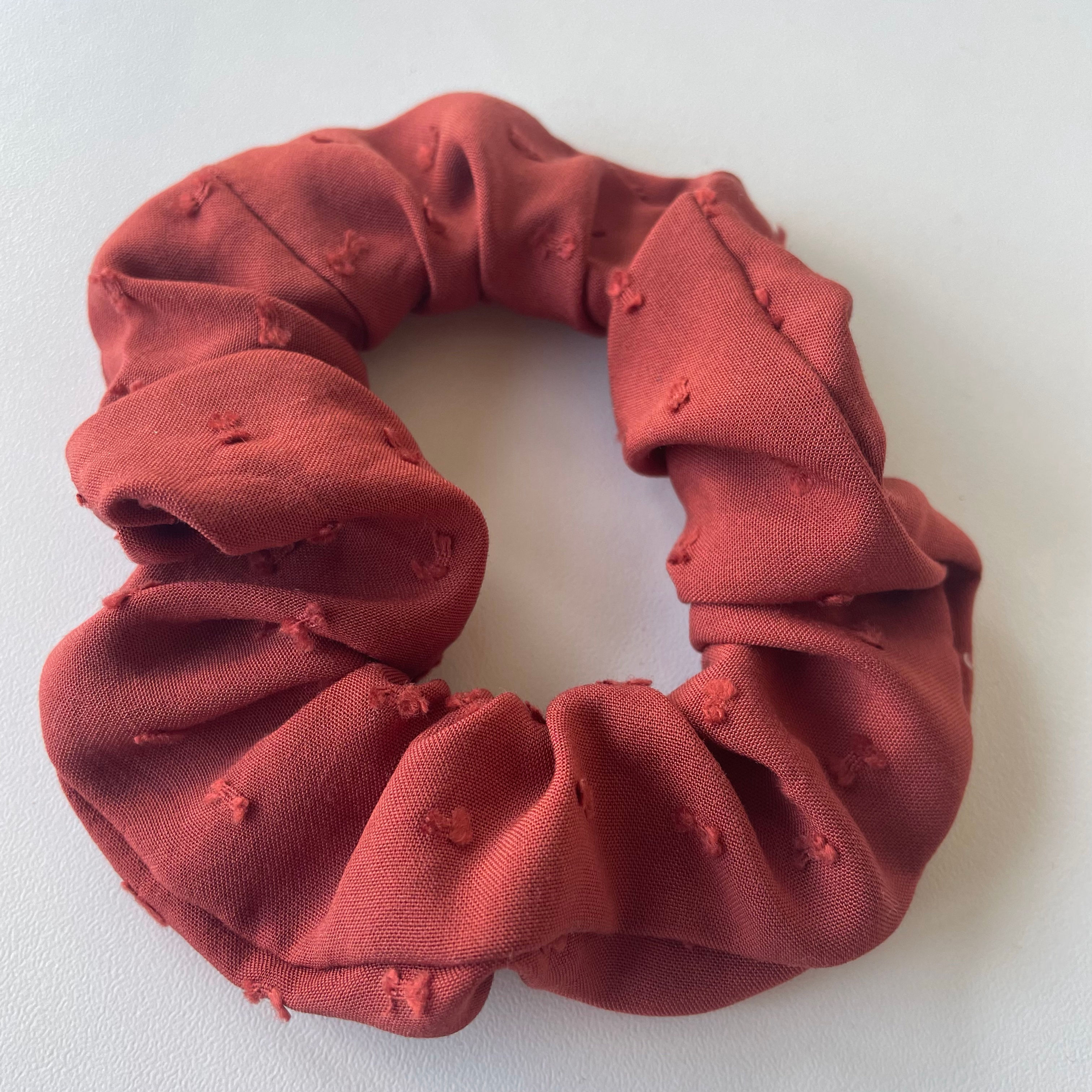 Chouchou plumetis terra cota