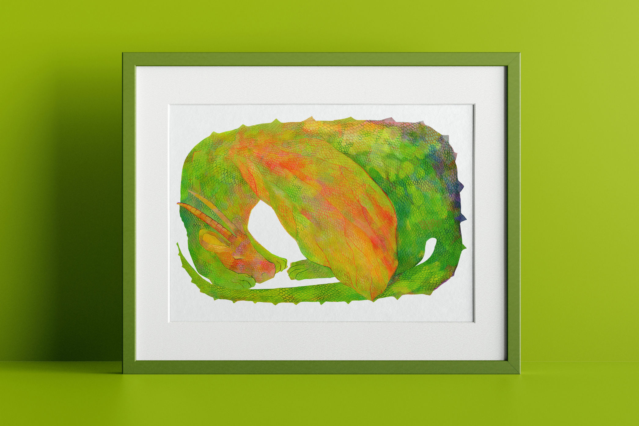 Wake Up a Dragon Within You. Print