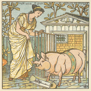 Il y avait une fois une jeune fille d’une grande beauté qui était amoureuse d’un cochon.