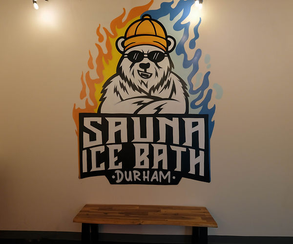 Logo on wall