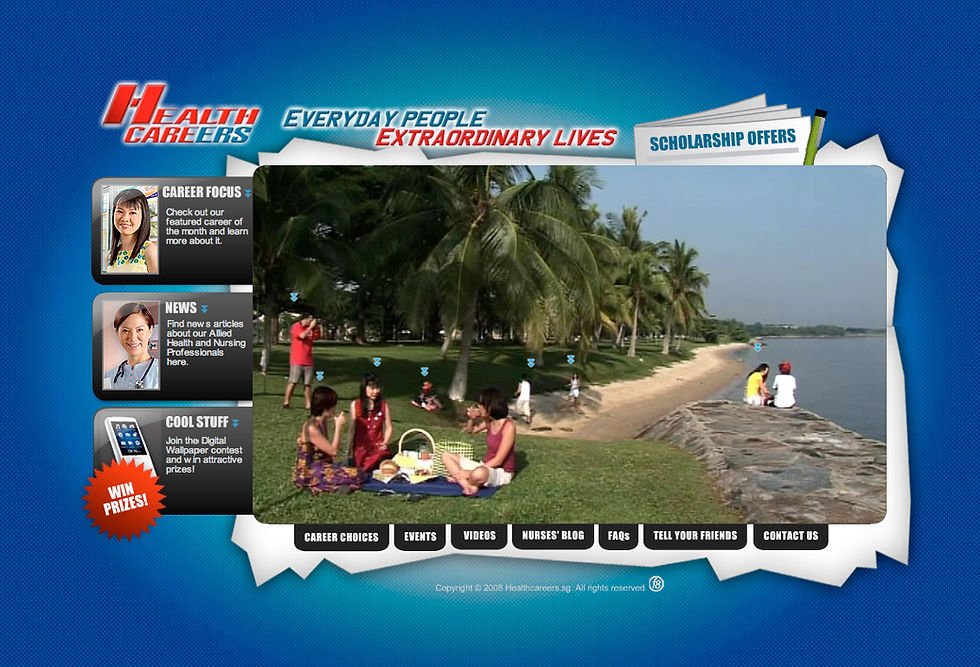 HealthCareersSG Website