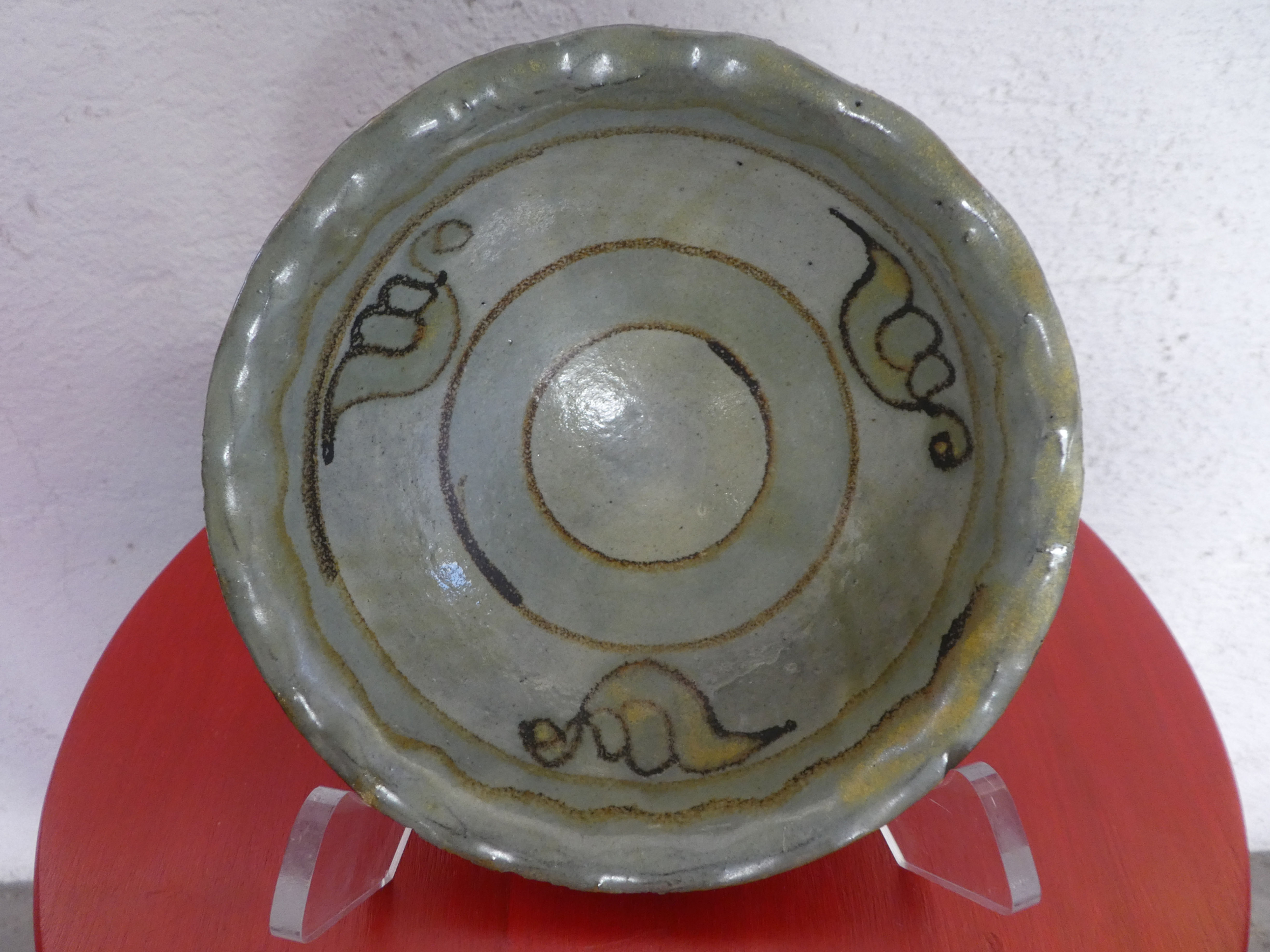 Old ceramic bowl