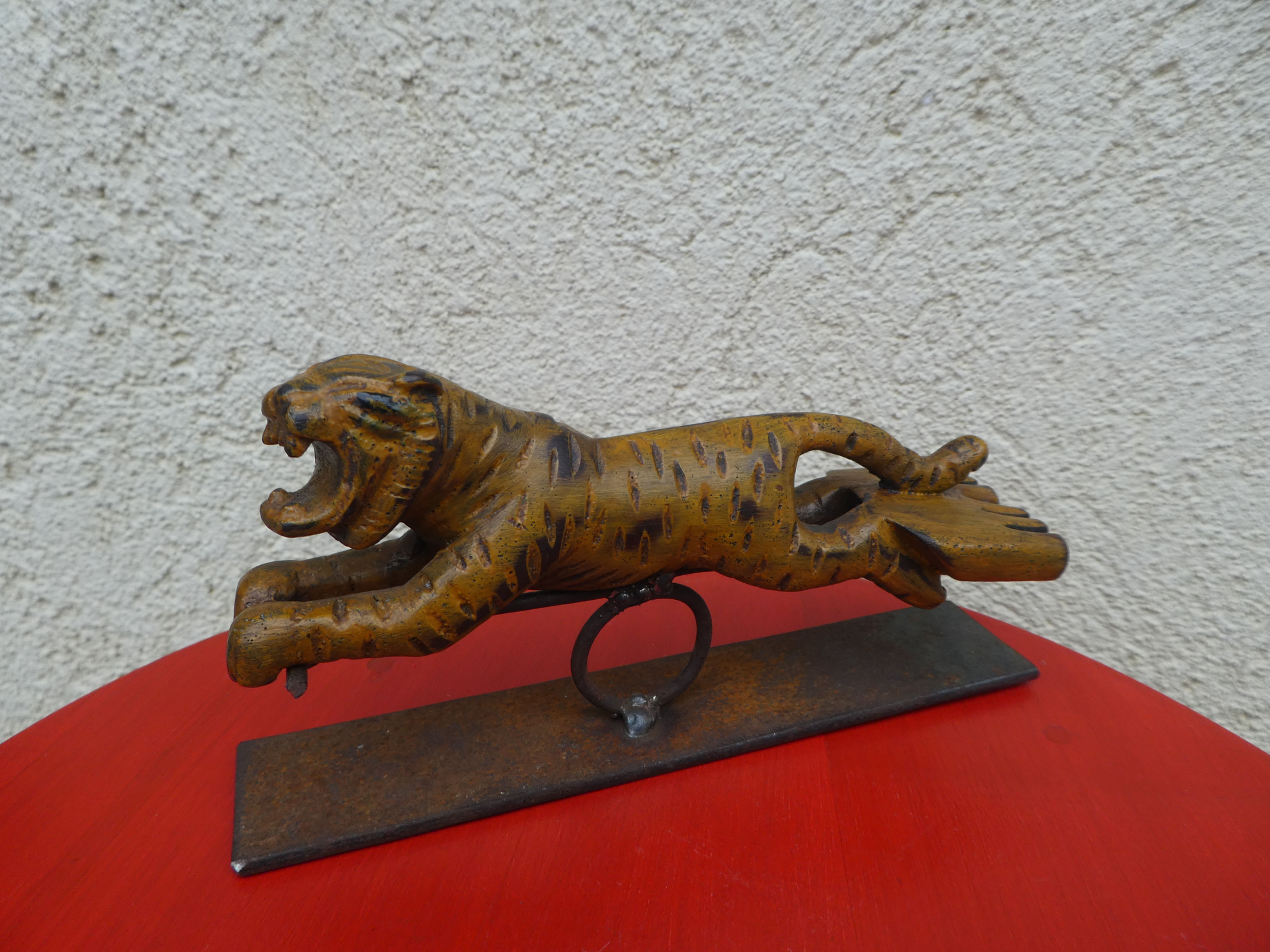 Old wooden slingshot