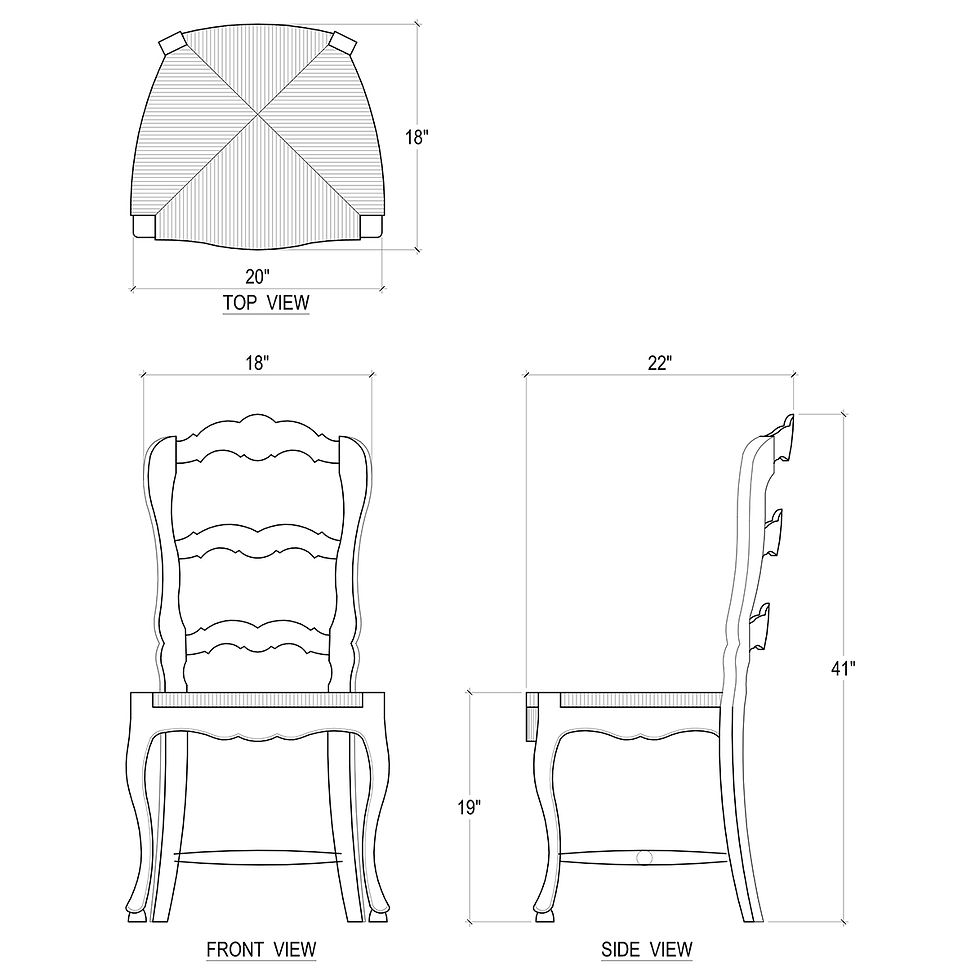 Thumbnail: PROVINCIAL DINING CHAIR