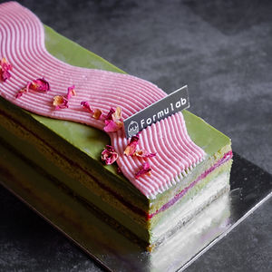 Matcha Raspberry Cake