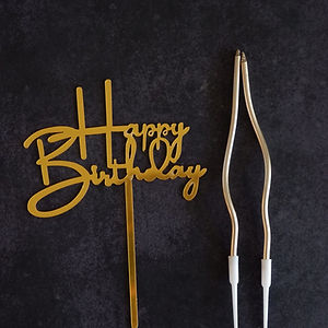 Birthday Topper + Candles