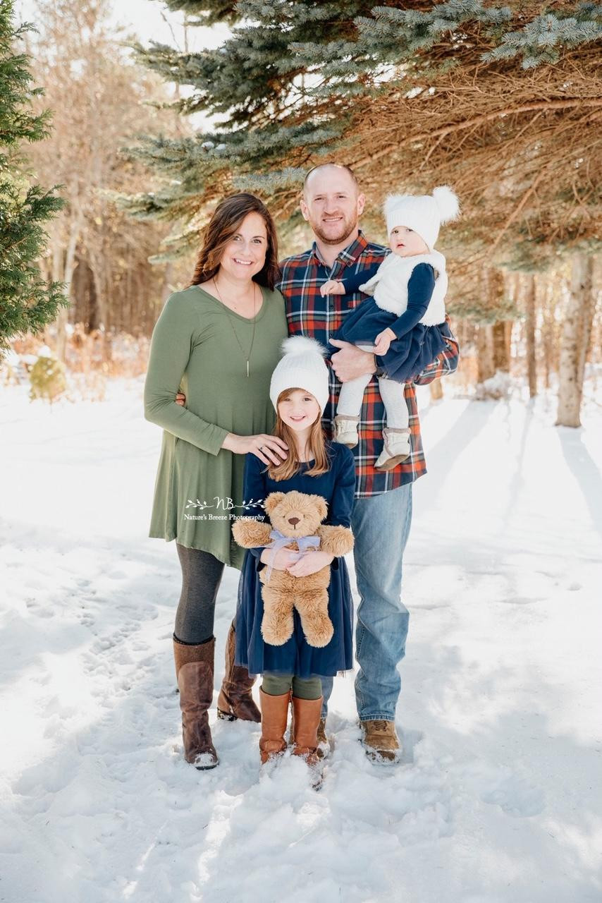 A family photo of guest blogger Tiffani and her beautiful family