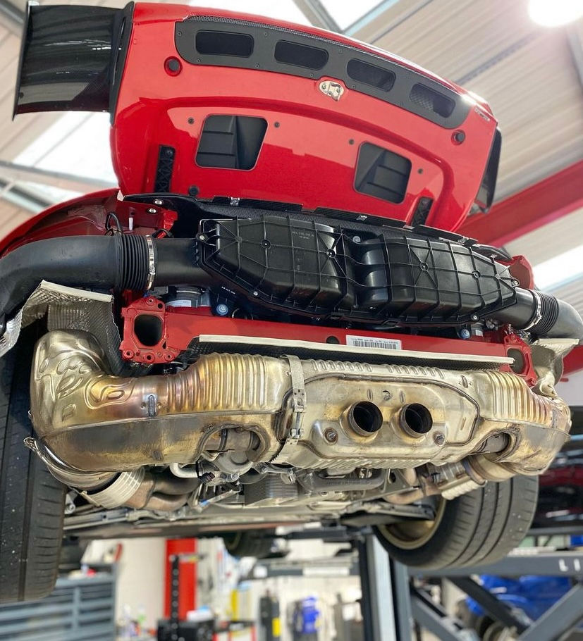 Thumbnail: 991.2 - GT3RS (GPF MODEL) - Inconel Rear Race System - Valved