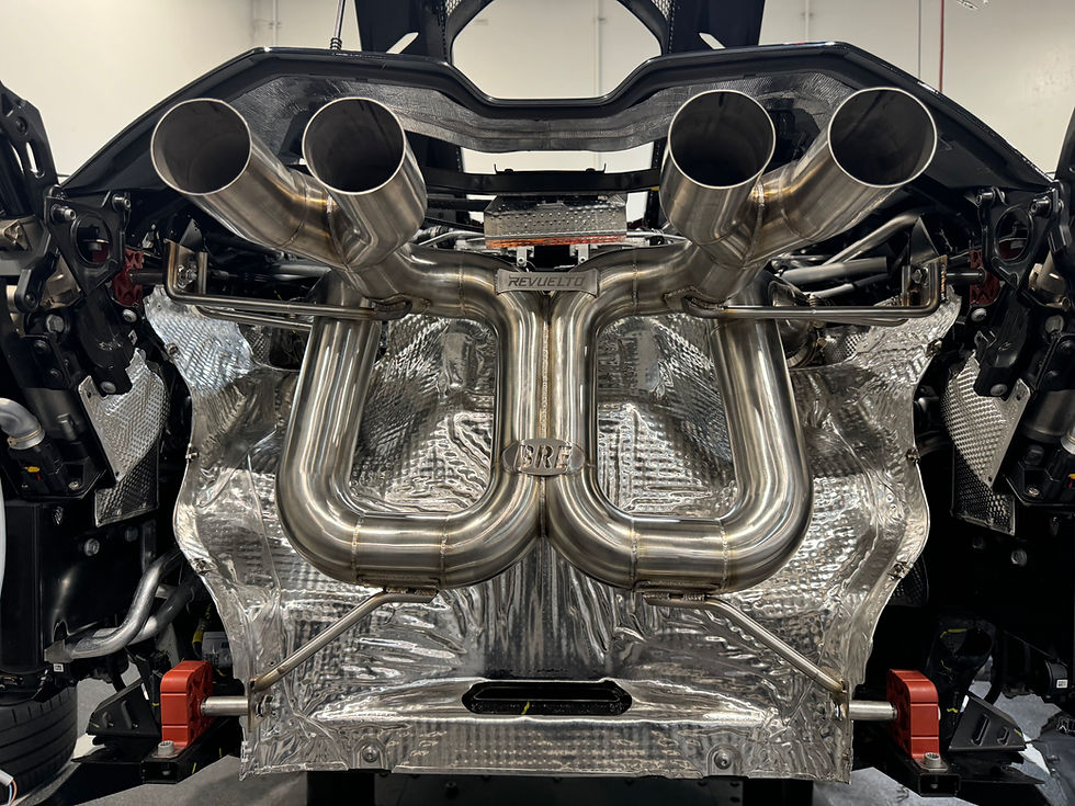 Thumbnail: Lamborghini Revuelto - Inconel Rear X Pipe - Non-Valved