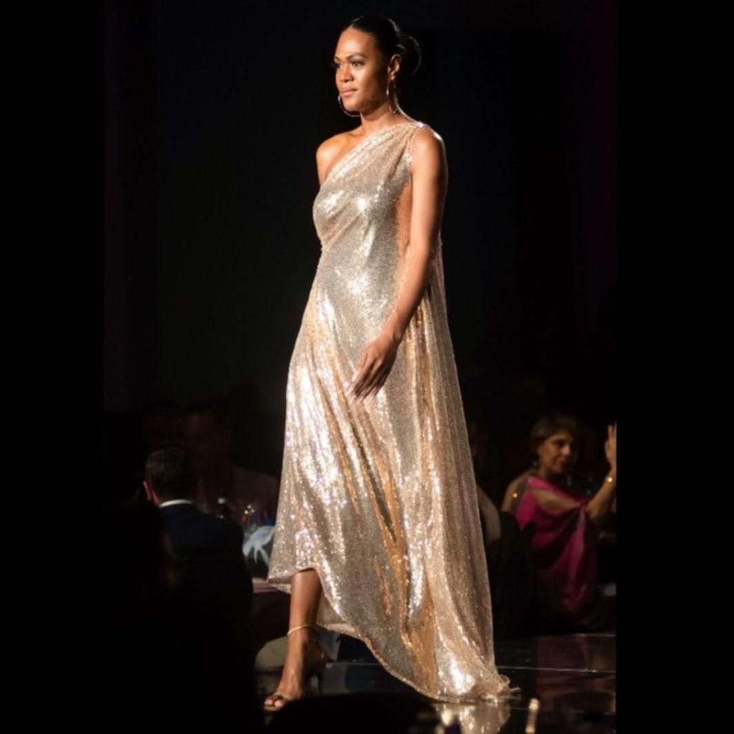 GOLDENGIRL SEQUIN GOWN