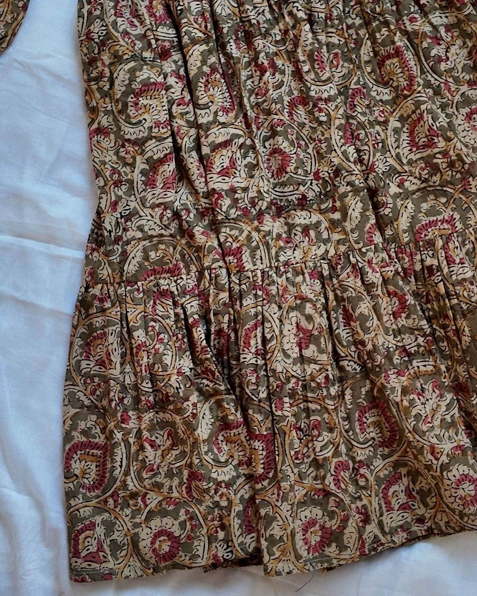 Thumbnail: Amaira Knee Length Tiered Dress