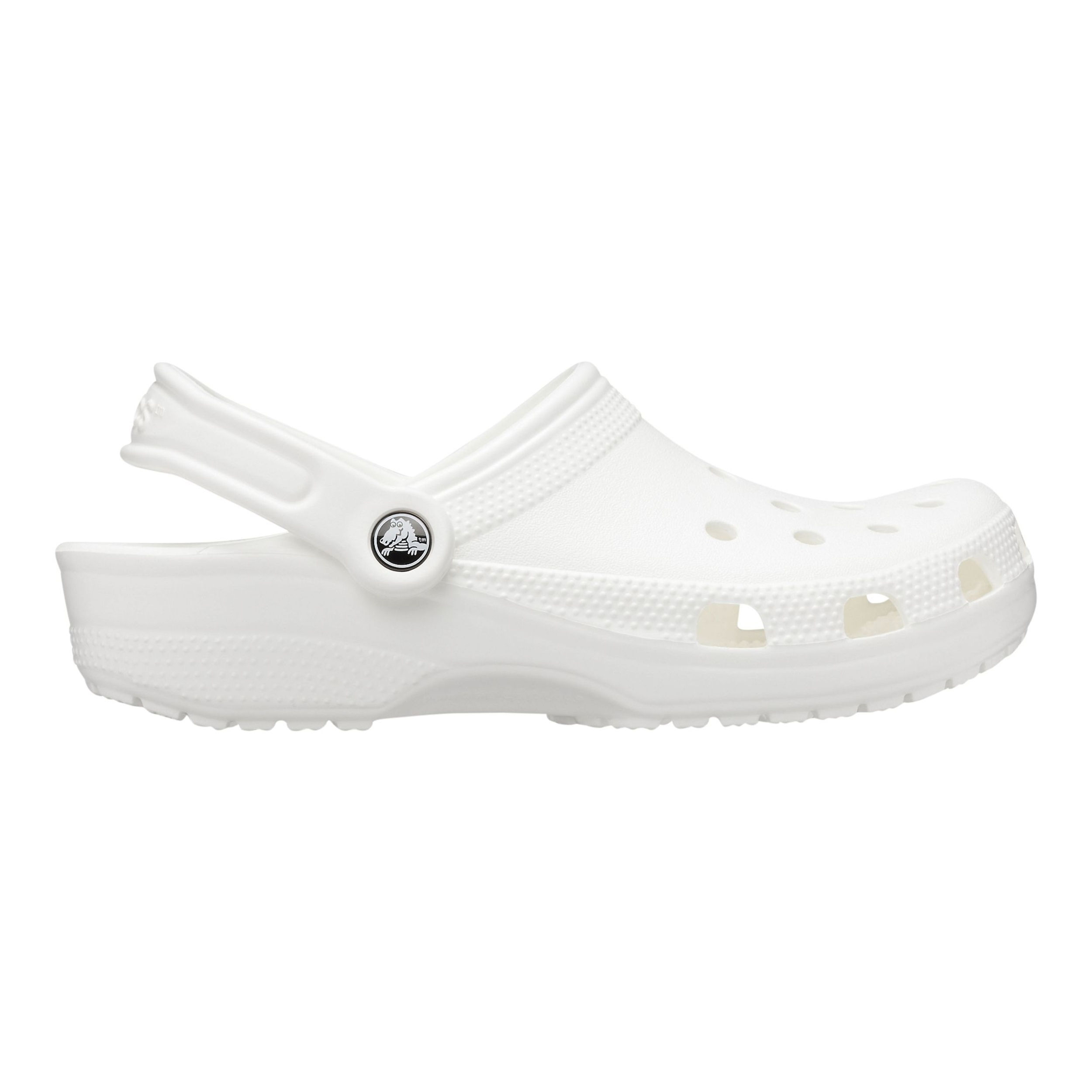 Crocs Unisex Classic Clog Sandals in White - M3/W5