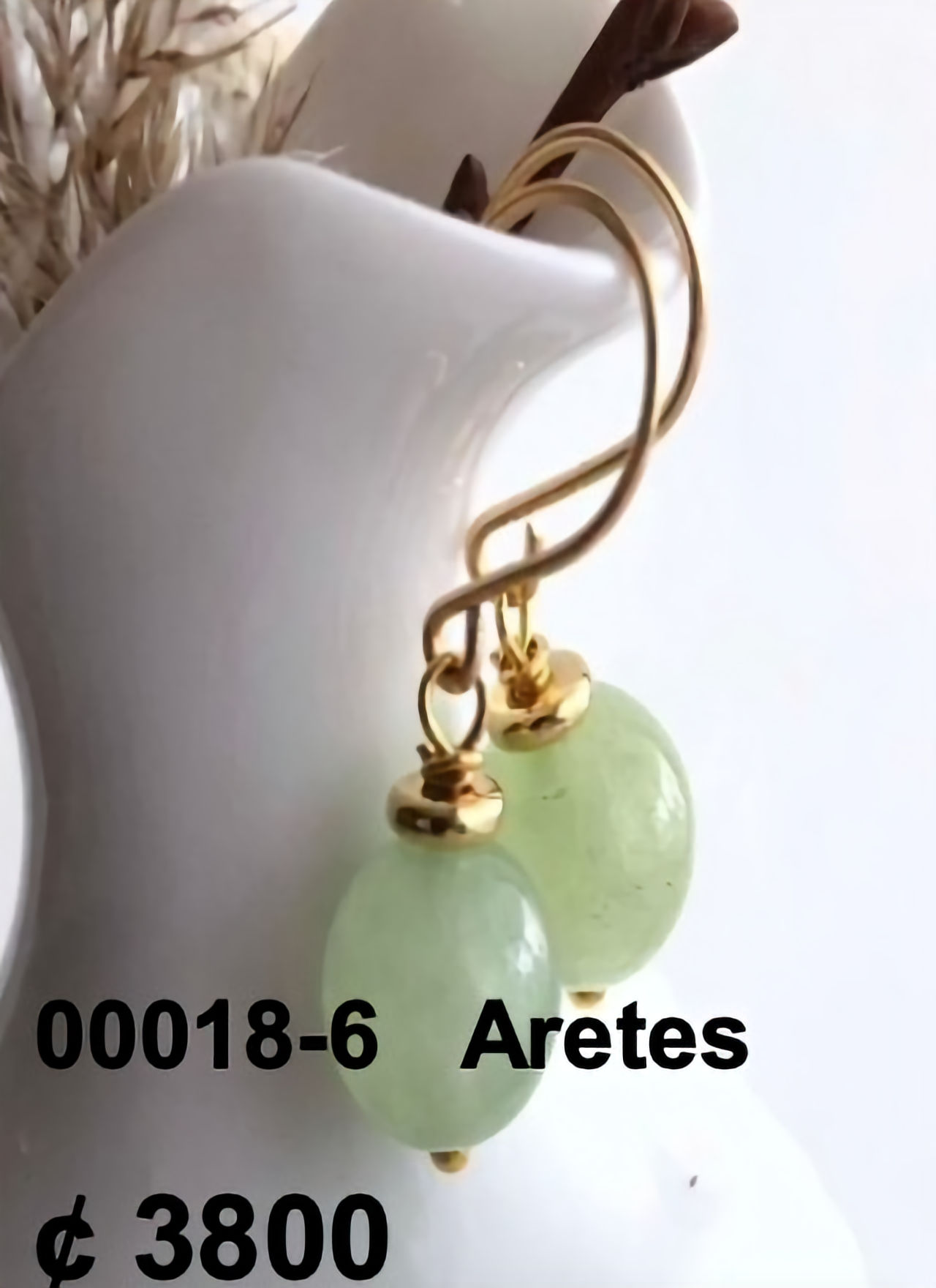 Aretes Jade | 00018-6