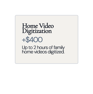 Home Video DIgitization add on