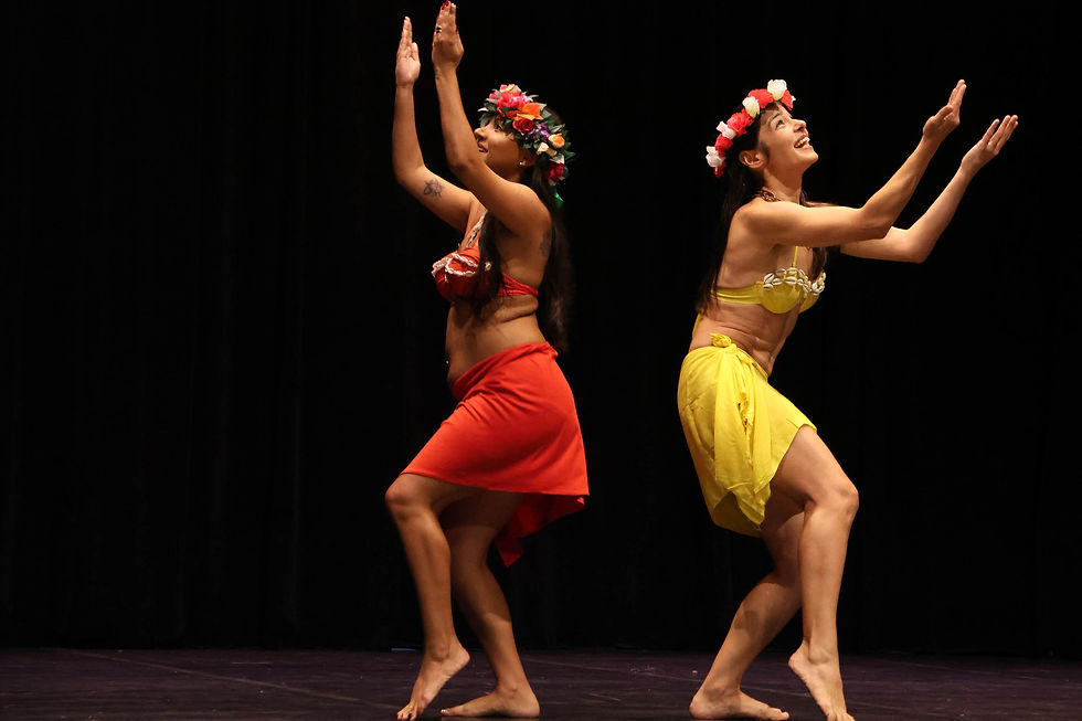 Roberta e Fernanda farão dança das ilhas polinésias (Havaiana)