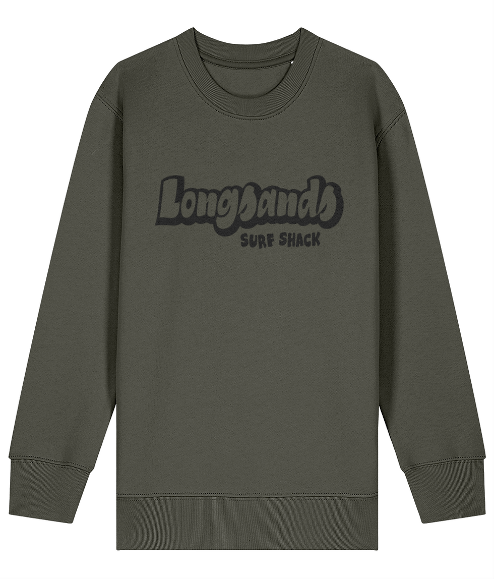Thumbnail: Kids Longsands Surf Shack Black Icon