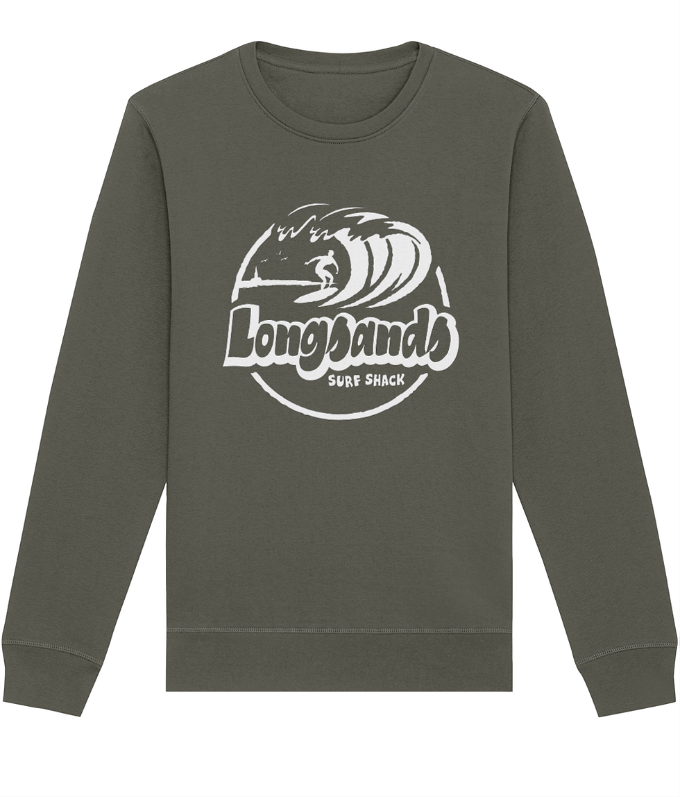 Thumbnail: Longsands Surf Shack Midnight White Logo Sweatshirt