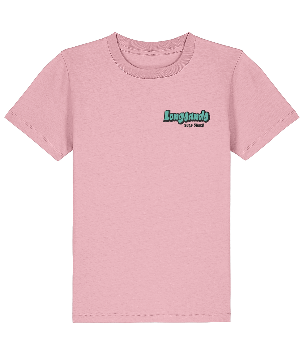 Thumbnail: Kids Longsands Surf Shack, Front & Back T-Shirt