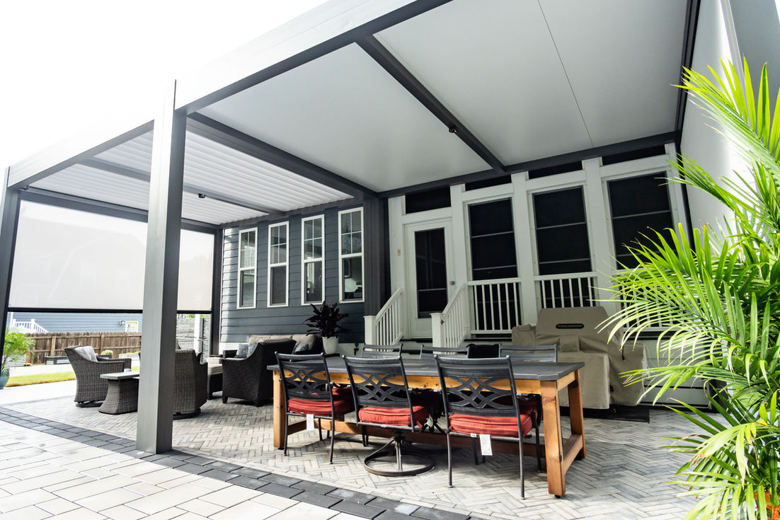 Aluminum pergola